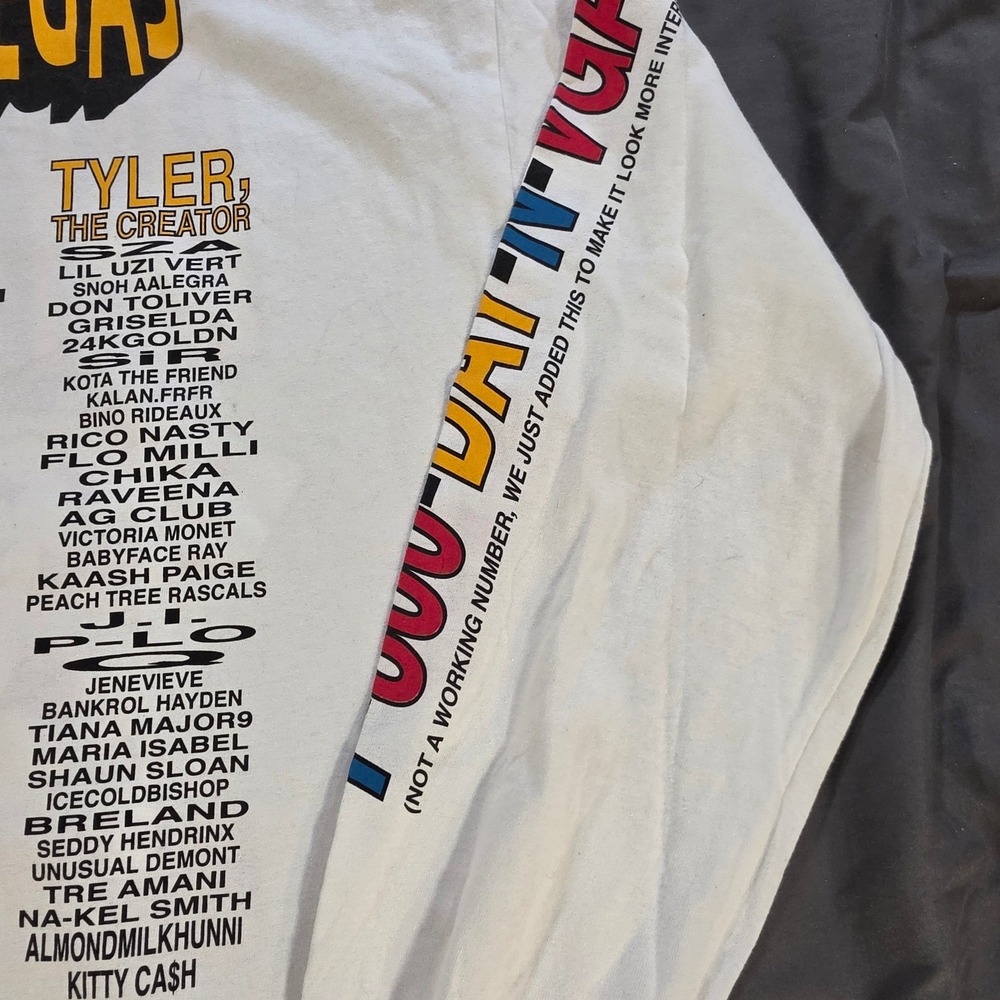 Day N Vegas 2021 Music Festival Long Sleeve T-Shirt Kendrick Lamar Tyler XL - Picture 8 of 9